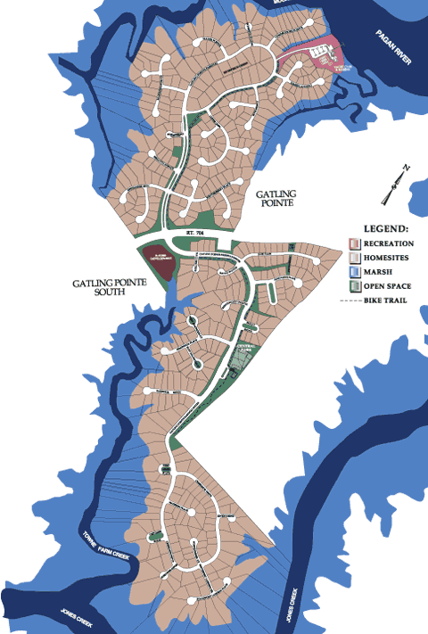 Gatling Pointe Community Map